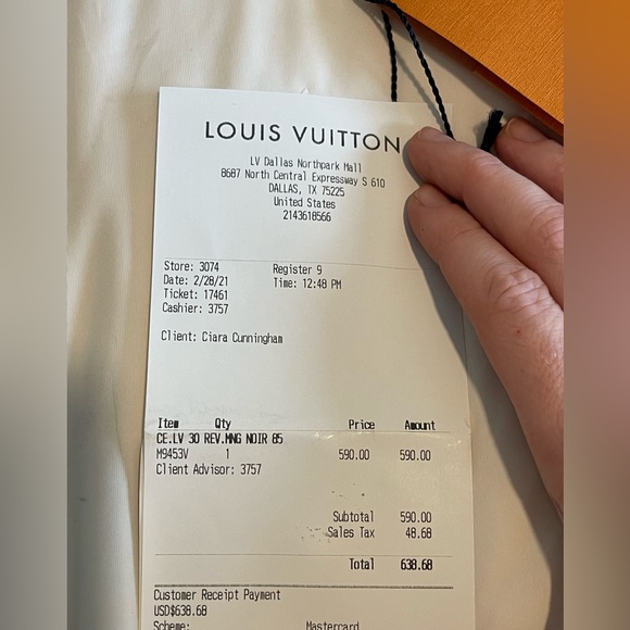 Louis Vuitton reversible belt 30mm size 85, I bought it new - Picture 9 of 11